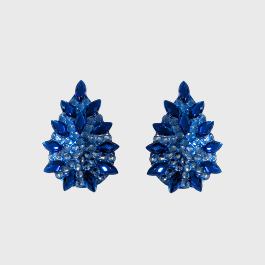 Navette Blue Teardrop Pasties 4.0cm
