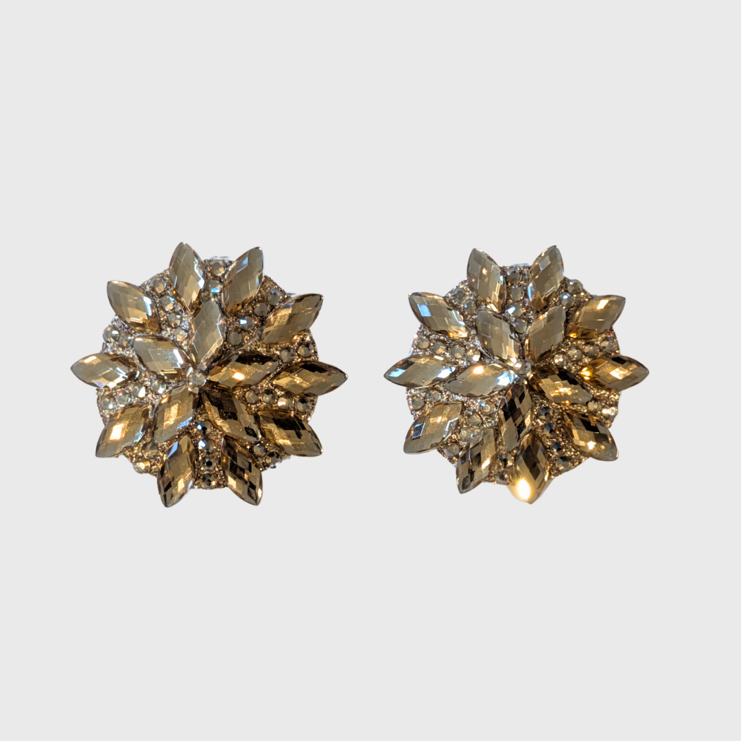 Navette Gold Circle Pasties 4.0cm