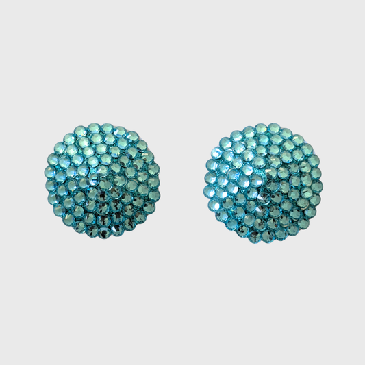 Classic Light Blue Circle Pasties 4.0cm