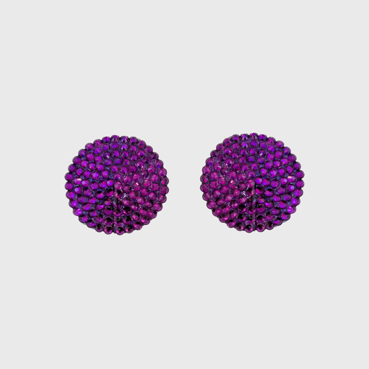 Classic Purple Circle Pasties 5.0cm