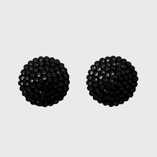 Classic Black Circle Pasties 4.0cm