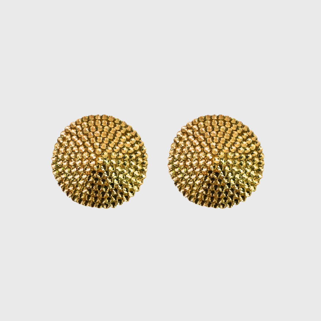 Classic Yellow Circle Pasties 6.5cm